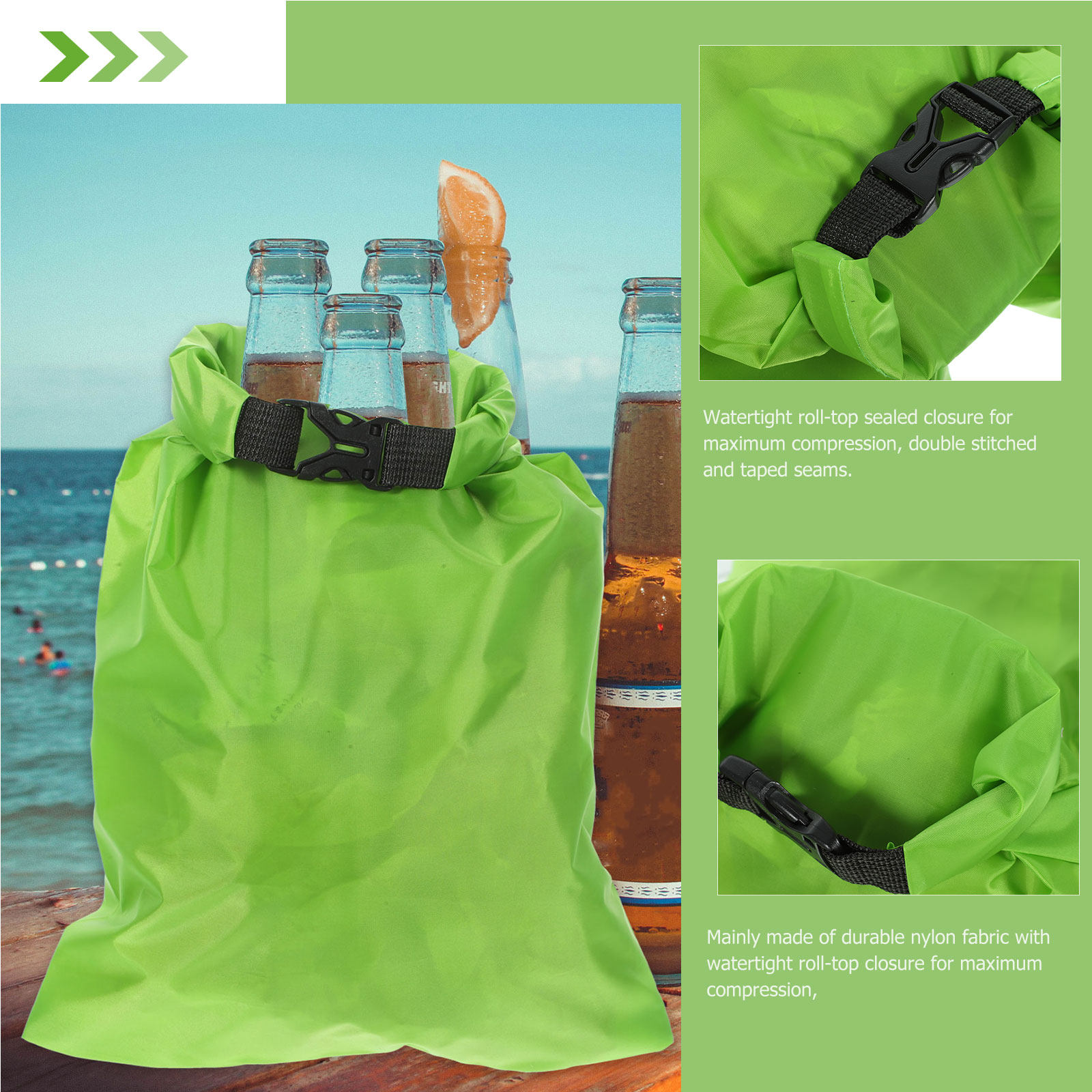 3-teiliges Set wasserdichter T – Fishing Kayak Storage Bag Bewertung und Preis